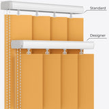 Colori Amber Yellow Vertical Blinds - Zen Shades