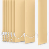 Colori Apricot Gelato Vertical Blinds - Zen Shades