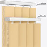 Colori Apricot Gelato Vertical Blinds - Zen Shades