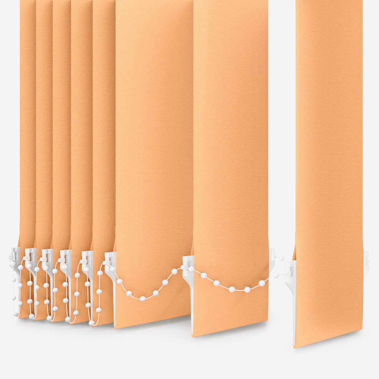 Colori Apricot Nectar Vertical Blinds - Zen Shades