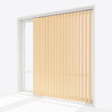 Colori Autumn Blonde Vertical Blinds - Zen Shades