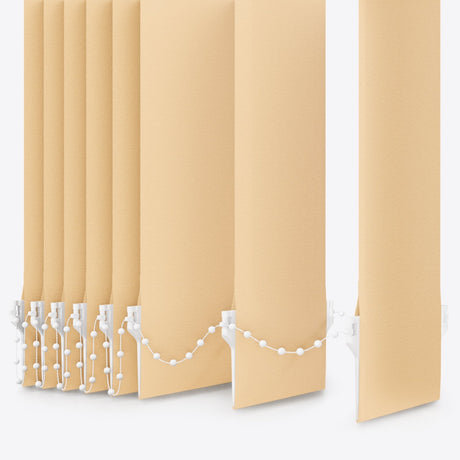 Colori Autumn Blonde Vertical Blinds Replacement Slats - Zen Shades