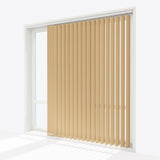 Colori Beige Vertical Blinds - Zen Shades