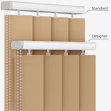 Colori Beige Vertical Blinds - Zen Shades