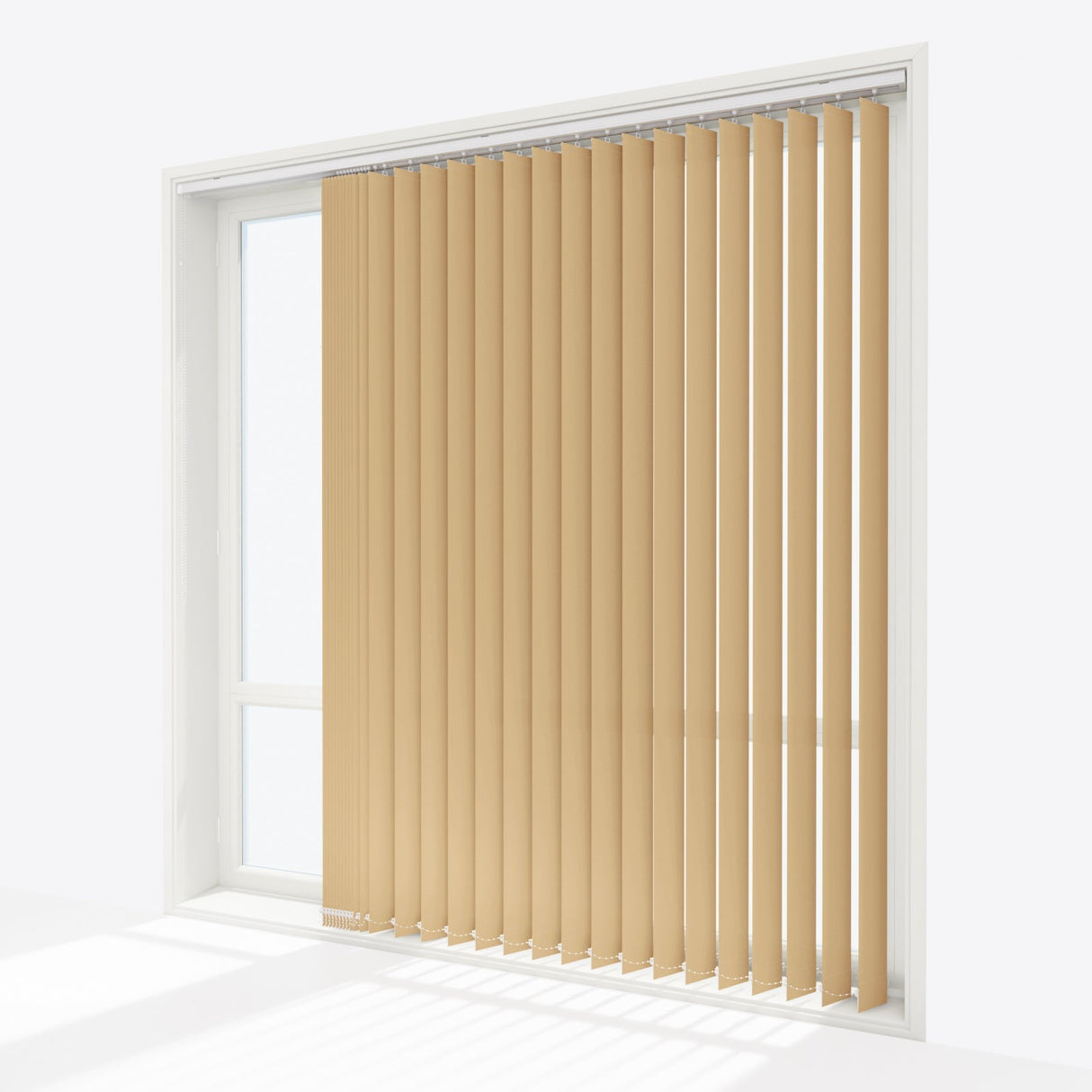 Colori Beige Vertical Blinds Replacement Slats - Zen Shades