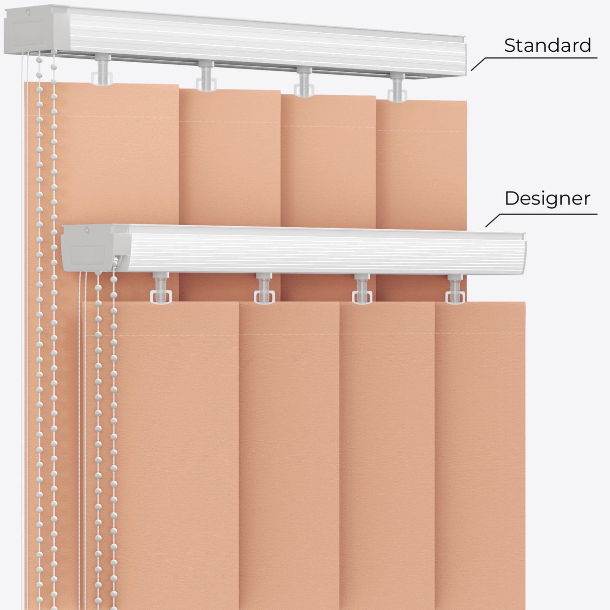 Colori Bellini Vertical Blinds - Zen Shades