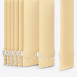 Colori Cornhusk Vertical Blinds - Zen Shades