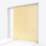 Colori Cornhusk Vertical Blinds Replacement Slats - Zen Shades