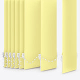 Colori Elfin Yellow Vertical Blinds - Zen Shades