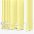 Colori Elfin Yellow Vertical Blinds Replacement Slats - Zen Shades