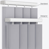 Colori Light Grey Vertical Blinds - Zen Shades