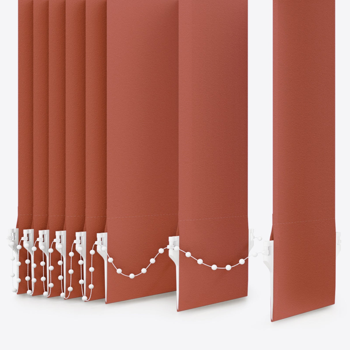 Colori Mecca Orange Vertical Blinds - Zen Shades