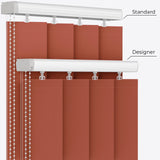 Colori Mecca Orange Vertical Blinds - Zen Shades