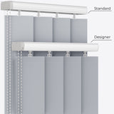 Colori Mist Grey Vertical Blinds - Zen Shades