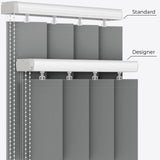 Colori Storm Grey Vertical Blinds - Zen Shades