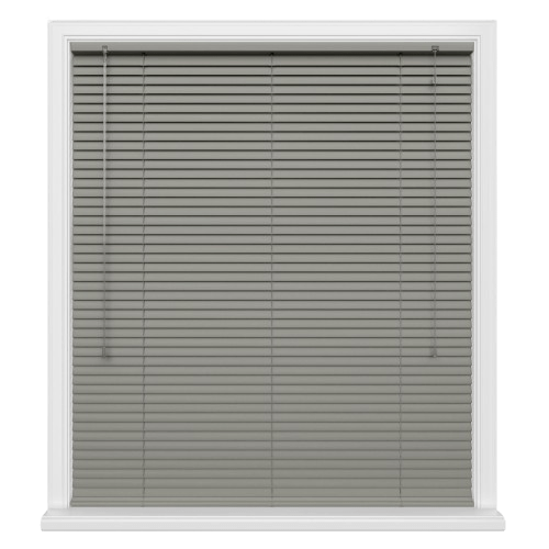 Cool Grey Satin Venetian Blinds - Zen Shades