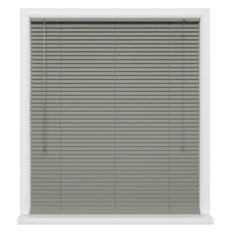 Cool Grey Satin Venetian Blinds - Zen Shades