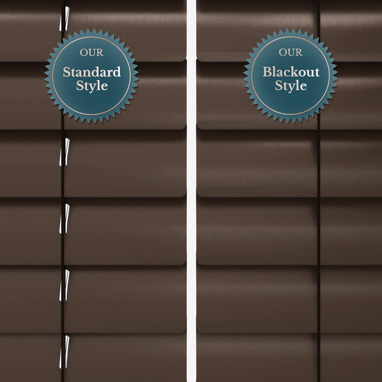 Cosmic Brown Venetian Blinds - Zen Shades