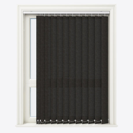 Designo Black Olive Vertical Blinds - Zen Shades