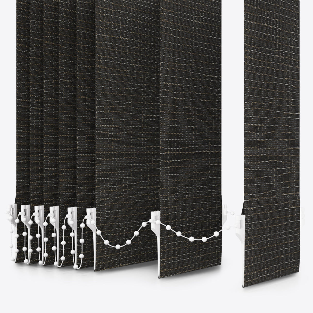 Designo Black Olive Vertical Blinds Replacement Slats - Zen Shades