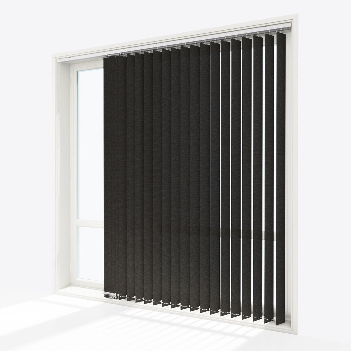 Designo Black Olive Vertical Blinds Replacement Slats - Zen Shades