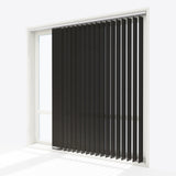 Designo Black Olive Vertical Blinds Replacement Slats - Zen Shades