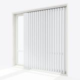 Designo Egyptian White Blackout Vertical Blinds Replacement Slats - Zen Shades