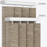 Designo Wood Kelp Vertical Blinds - Zen Shades