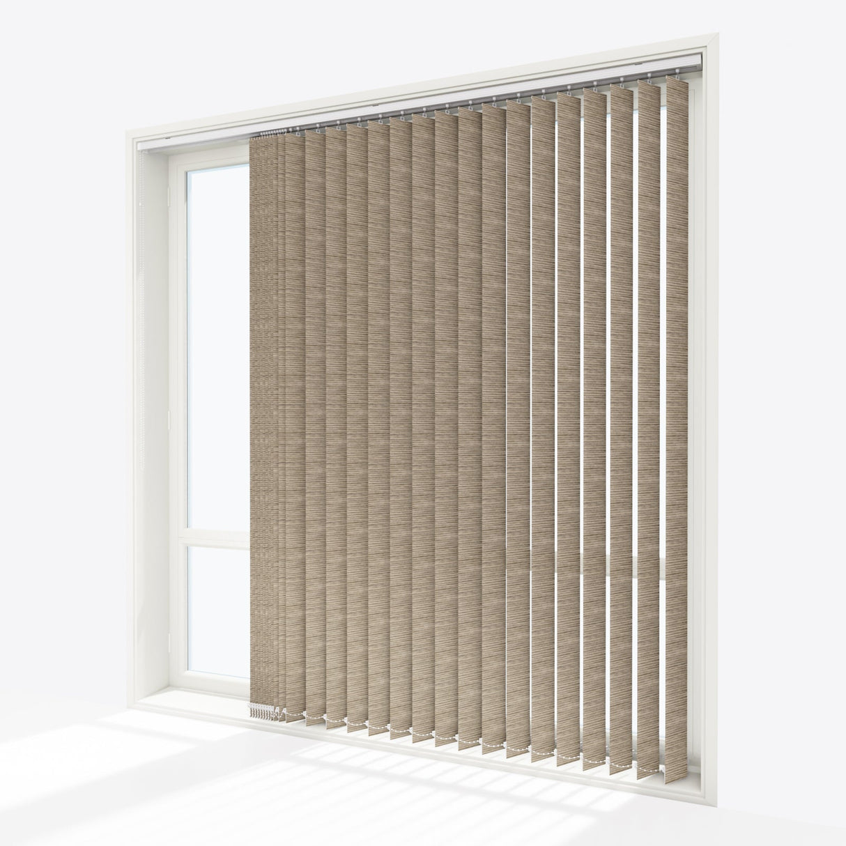 Designo Wood Kelp Vertical Blinds - Zen Shades