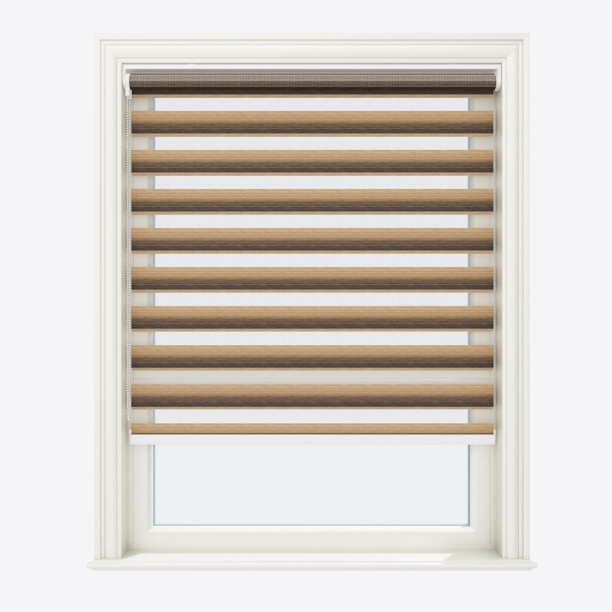 Eclipse Oak Day & Night Blinds - Zen Shades