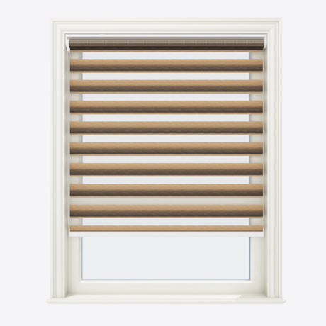 Eclipse Oak Day & Night Blinds - Zen Shades