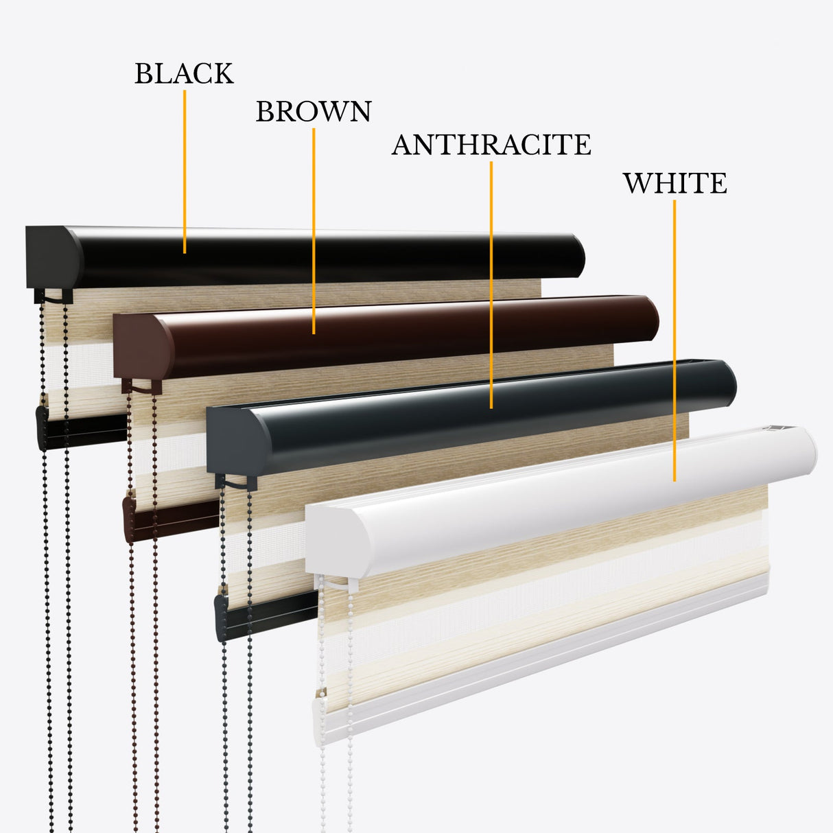 Eclipse Timber Cream Day & Night Blinds - Zen Shades