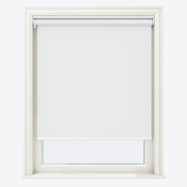 Endura Brilliant White Blackout Roller Blinds - Zen Shades