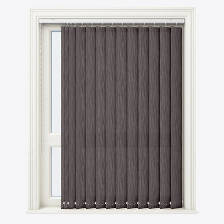 Gabi Mulch Vertical Blinds - Zen Shades