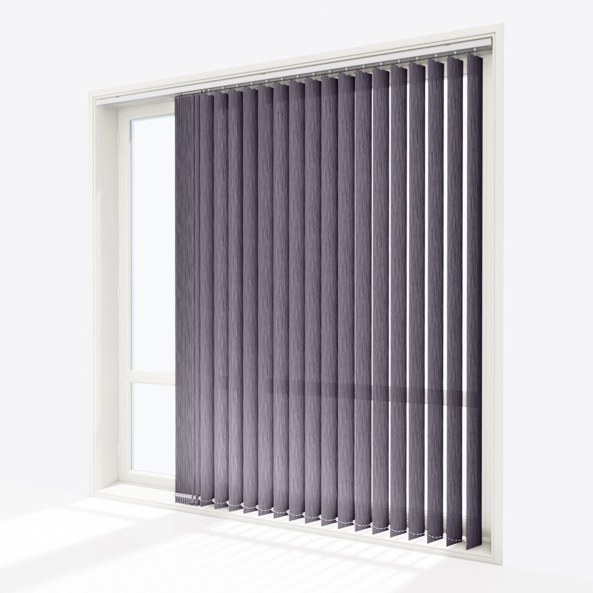 Gabi Quicksilver Vertical Blinds - Zen Shades
