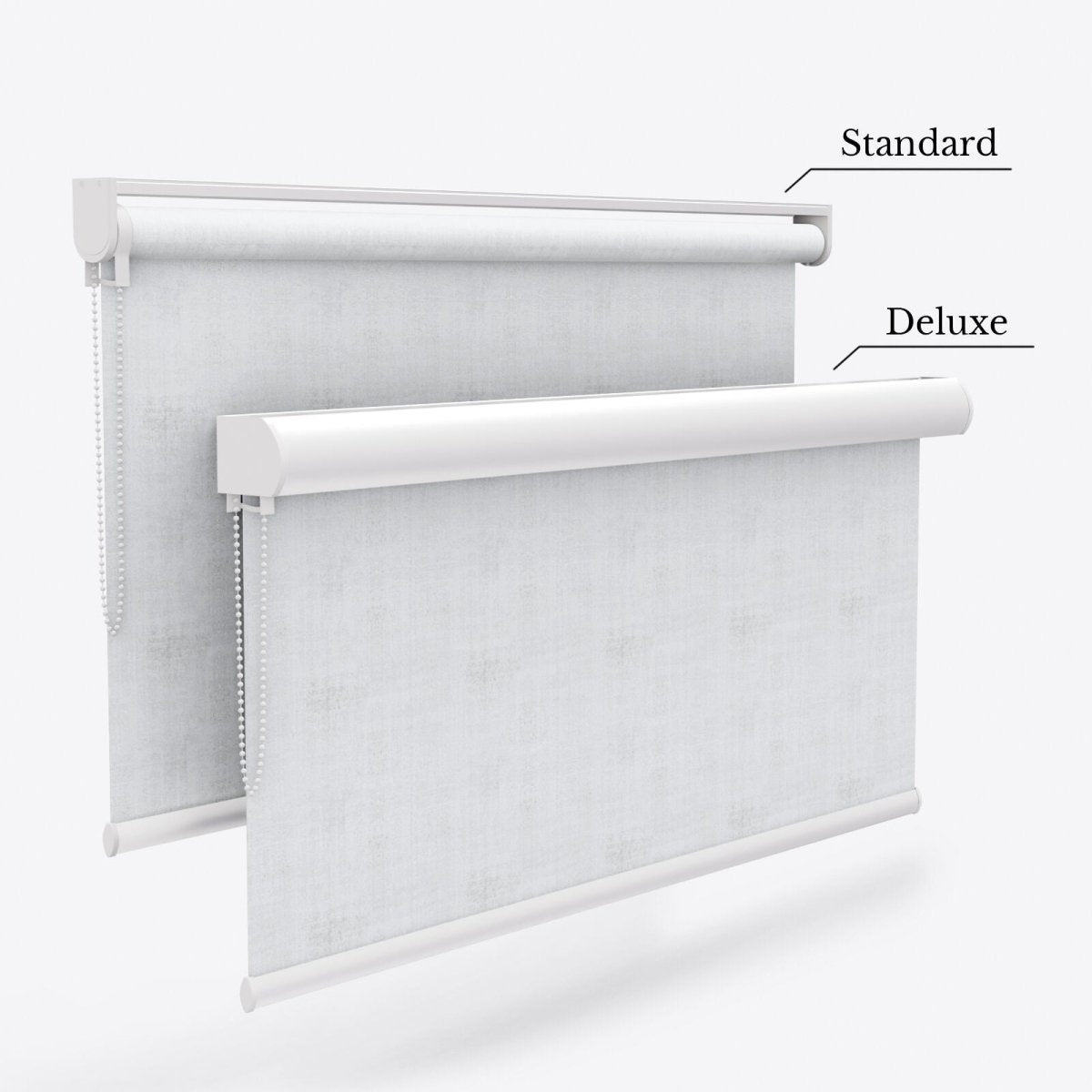 Glamour Brilliant White Blackout Roller Blinds - Zen Shades