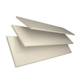 Gloss Creme Real Wooden Blinds With Toffee Tapes - Zen Shades