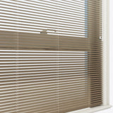 Gloss Grey Beige Venetian Blinds - Zen Shades