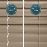 Gloss Grey Beige Venetian Blinds - Zen Shades