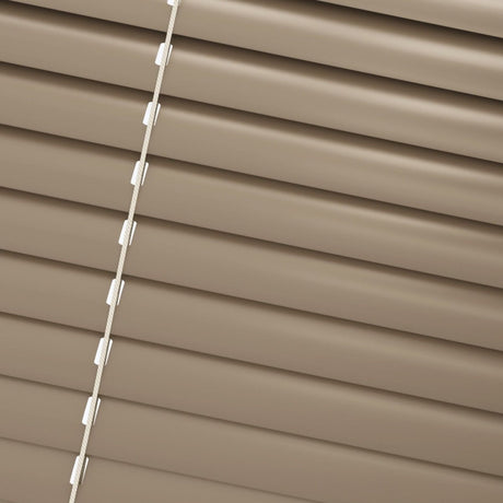 Gloss Grey Beige Venetian Blinds - Zen Shades