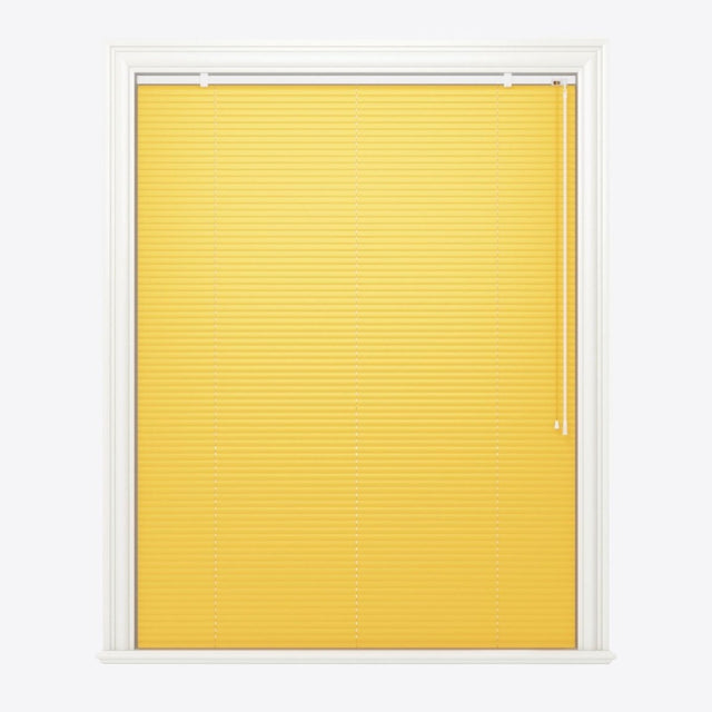 Gloss Lemon Yellow Venetian Blinds - Zen Shades