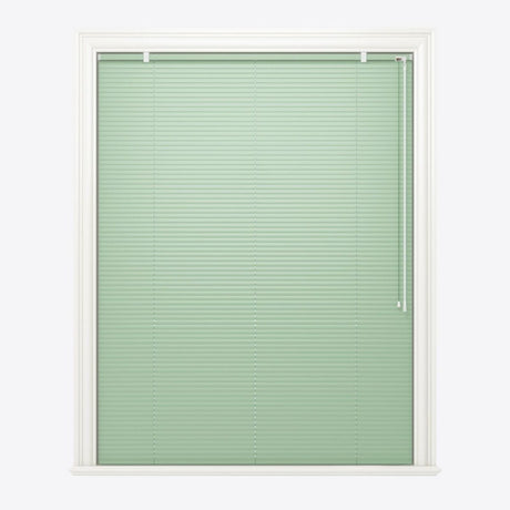 Gloss Mint Green Venetian Blinds - Zen Shades