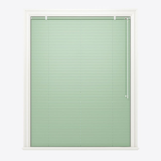 Gloss Mint Green Venetian Blinds - Zen Shades