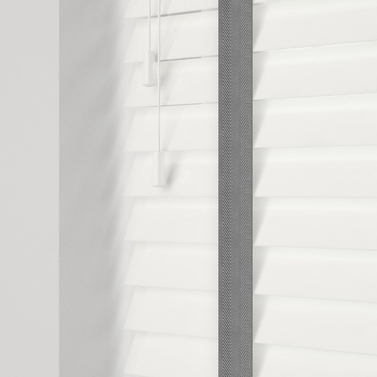 Gloss Pure Real Wooden Blinds With Gallant Tapes - Zen Shades