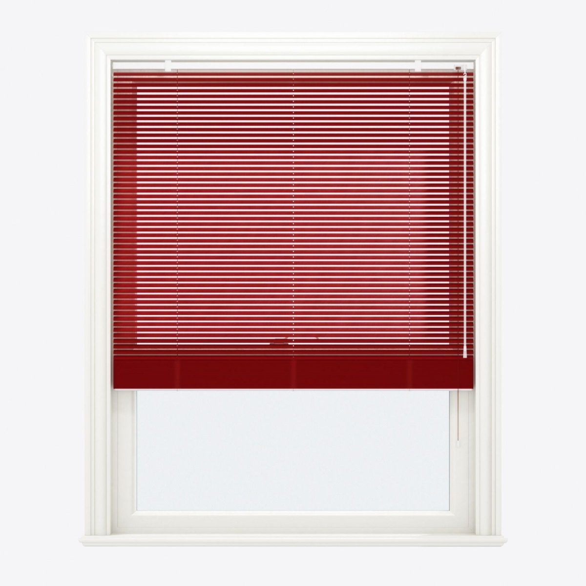 Gloss Signal Red Venetian Blinds - Zen Shades