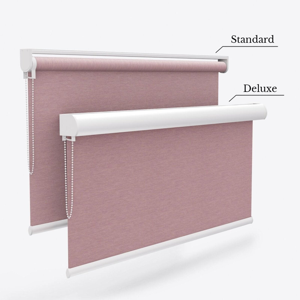 Hampton Tin Pink Roller Blinds - Zen Shades