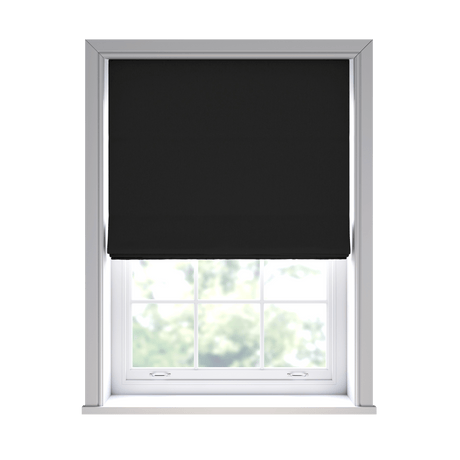 Haven Ebony Roman Blinds - Zen Shades