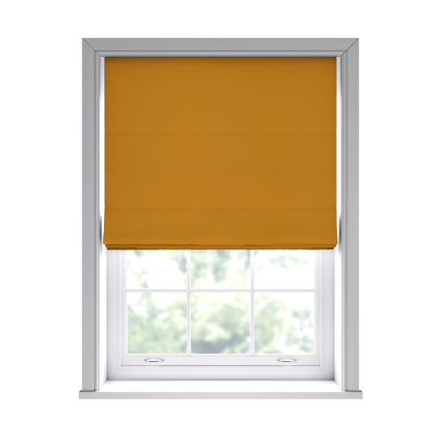 Haven Saffron Roman Blinds - Zen Shades