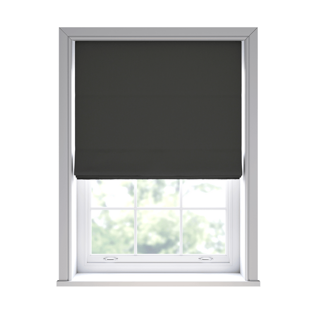 Haven Slate Roman Blinds - Zen Shades