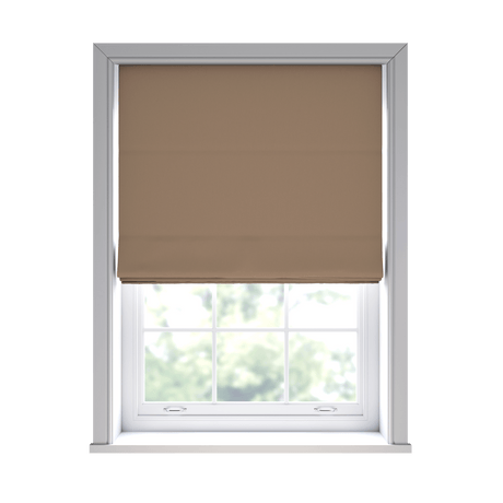 Haven Toffee Roman Blinds - Zen Shades